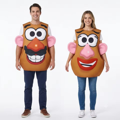 Funny potato head costume - head,
