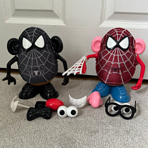 Spider man potato - spider-man, head