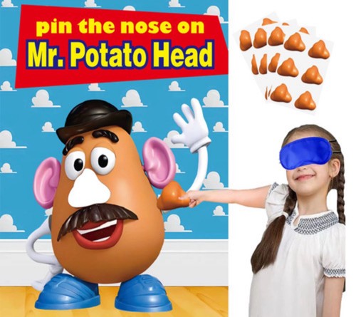 Potato head pin the - head,
