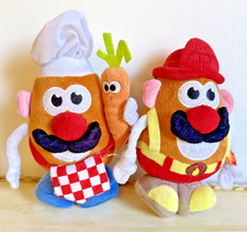Set of 2 Mr Potato Head Plush
